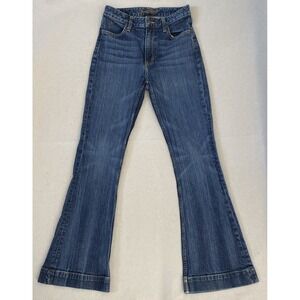 Kimes Ranch Jennifer Women's 28x30 Denim Blue Jeans Wide Flare High Rise USA